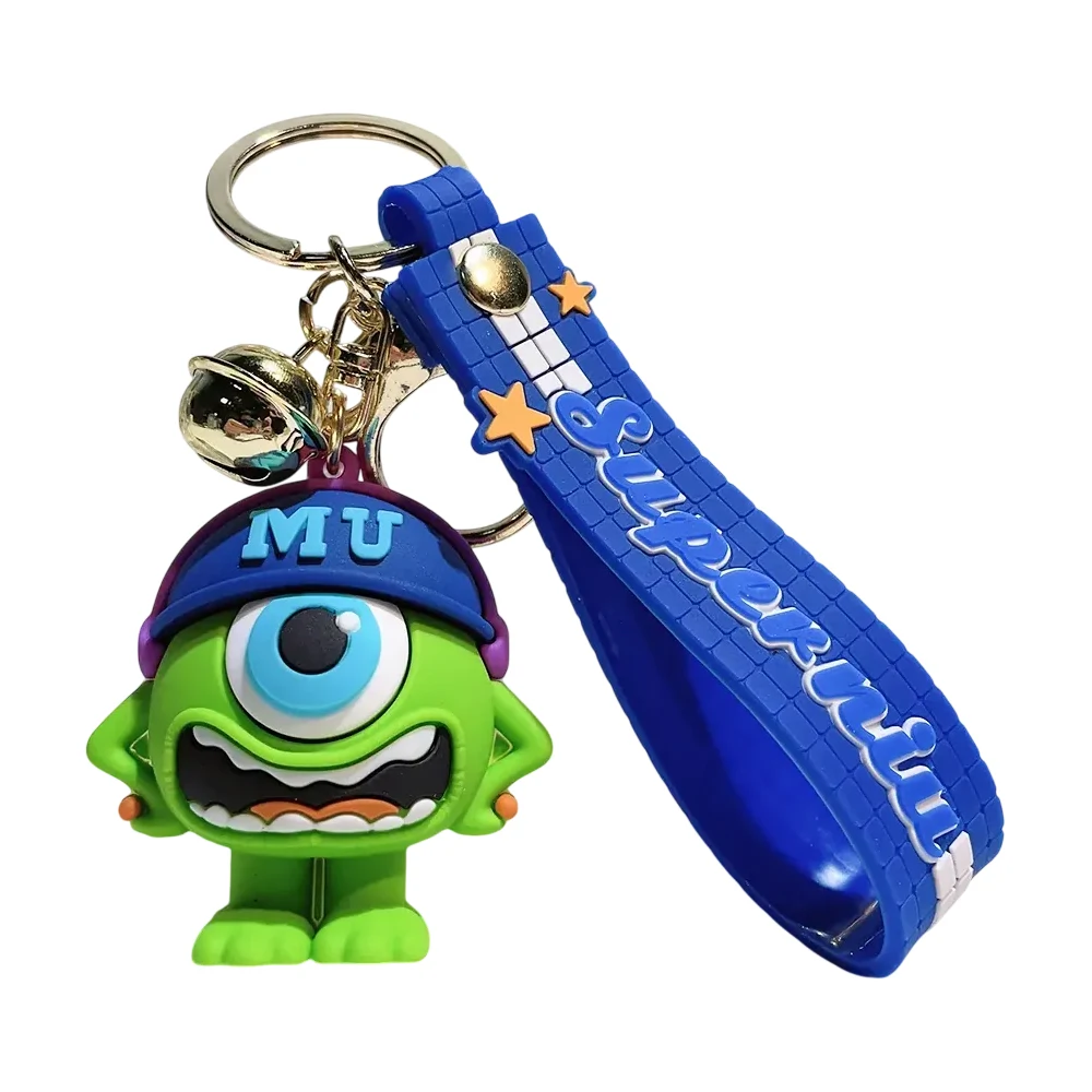Monsters University Mike Wazowski Blue Strap Keychain